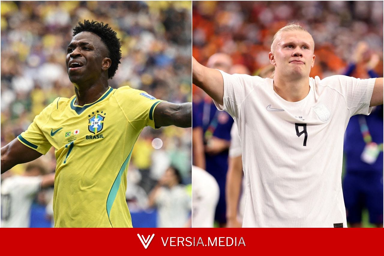 Vini Jr. ou Haaland: qual o jogador mais valioso da partida entre Brasil e Noruega?