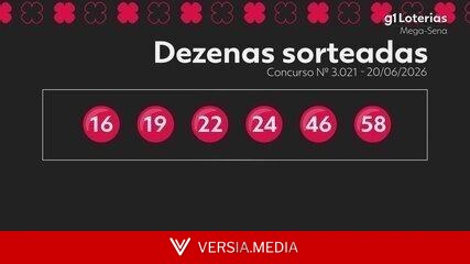 Mega-Sena, concurso 3021: confira os números sorteados