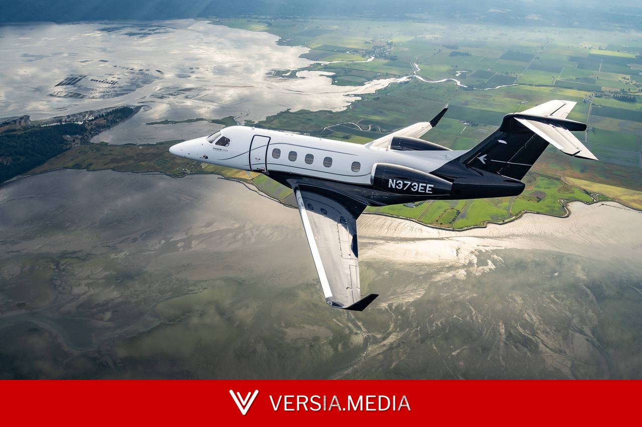 Embraer lança jato leve Phenom 300EV com sistema de pouso automático