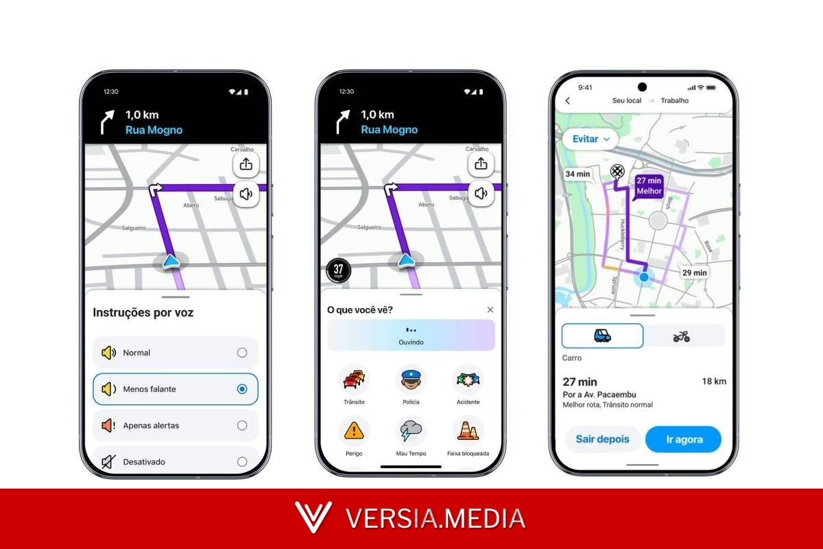 Waze ganha 'modo menos falante' e amplia uso de IA